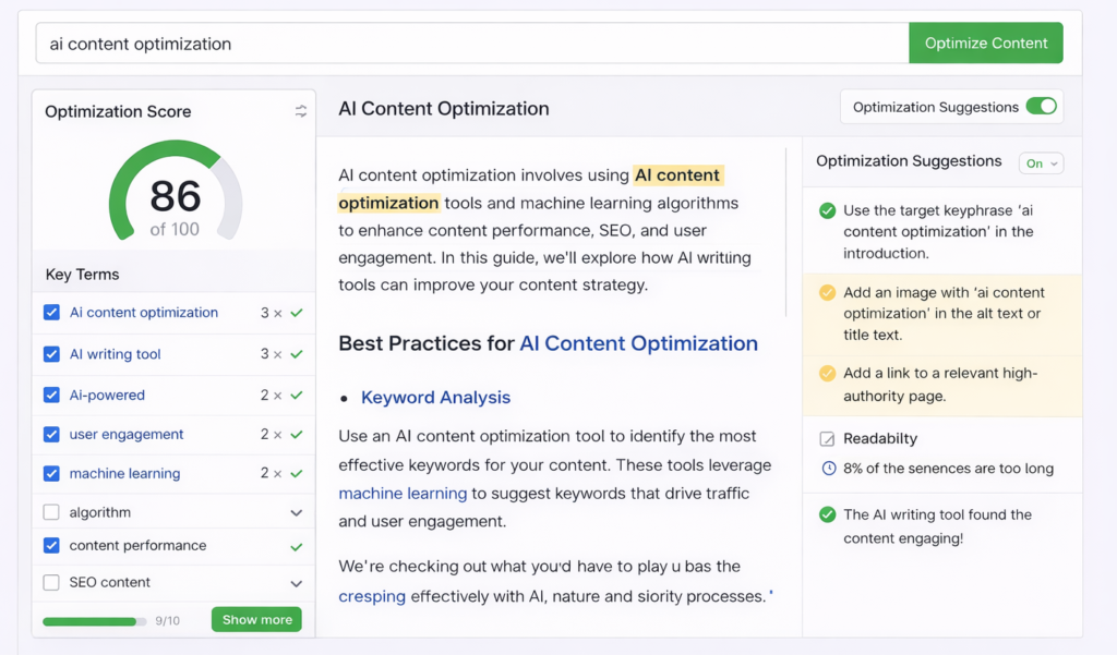 AI Content Optimization